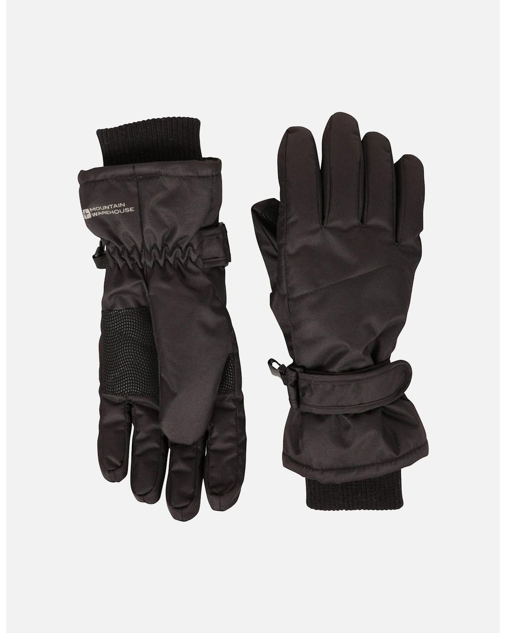 Mountain Warehouse Black Ladies Isotherm Waterproof Ski Gloves