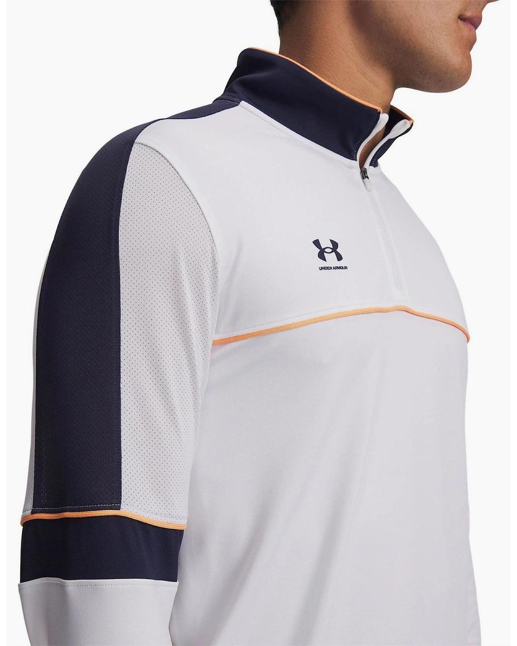 Under Armour White Challenger Tracksuit Top for men