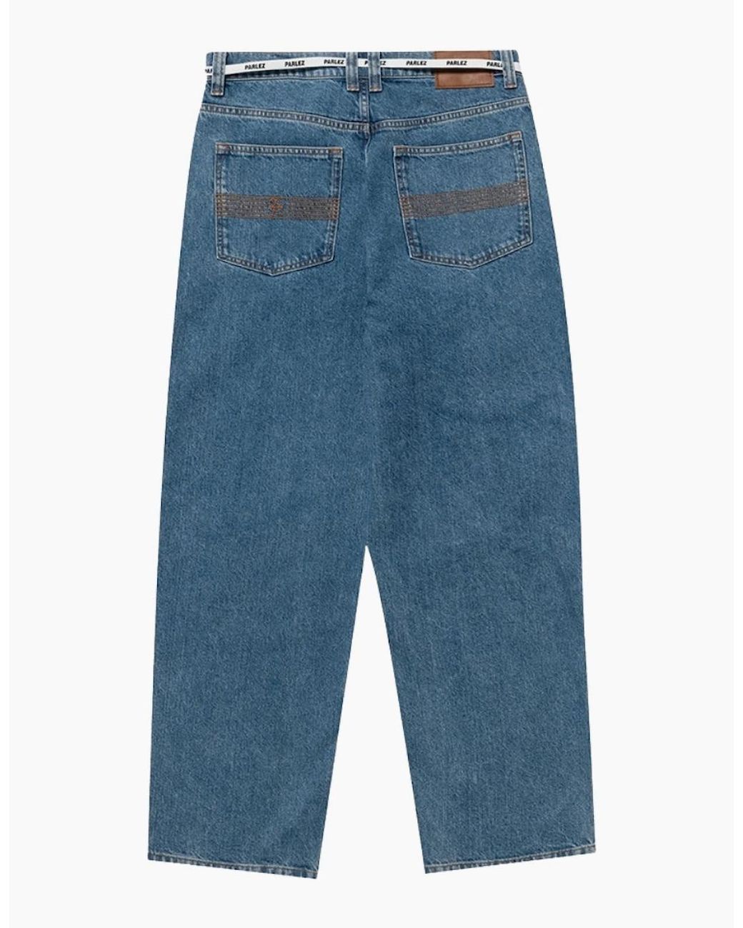 Parlez Blue Indy Denim Mid Jeans for men