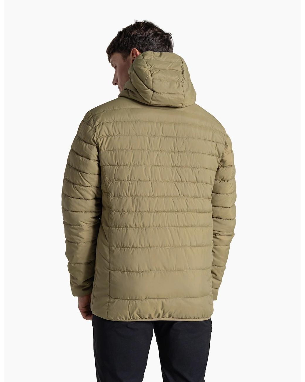 Craghoppers Gray Compresslite Ix Hooded Padded Jacket for men