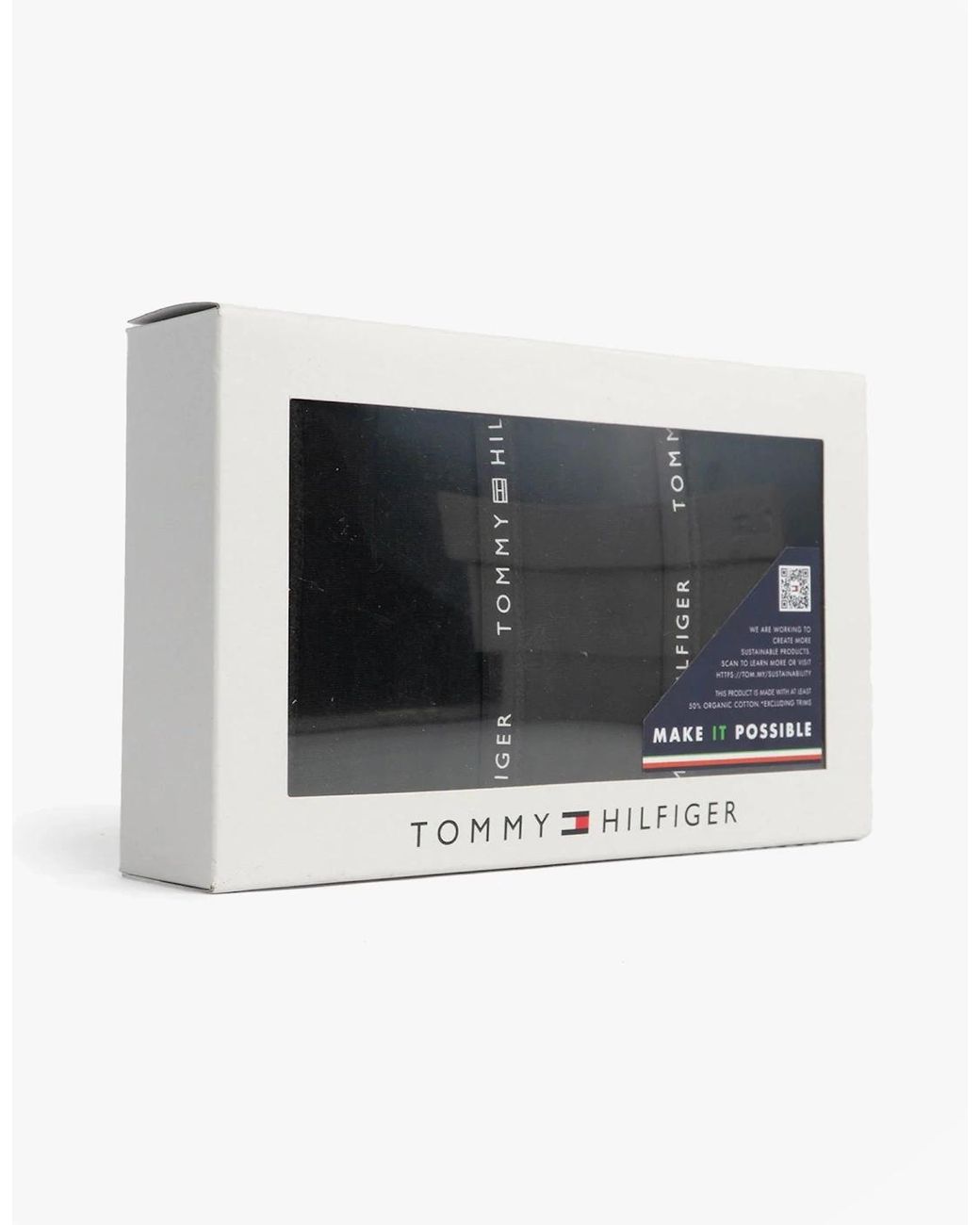 Tommy Hilfiger Black 3 Pack Lace Thong