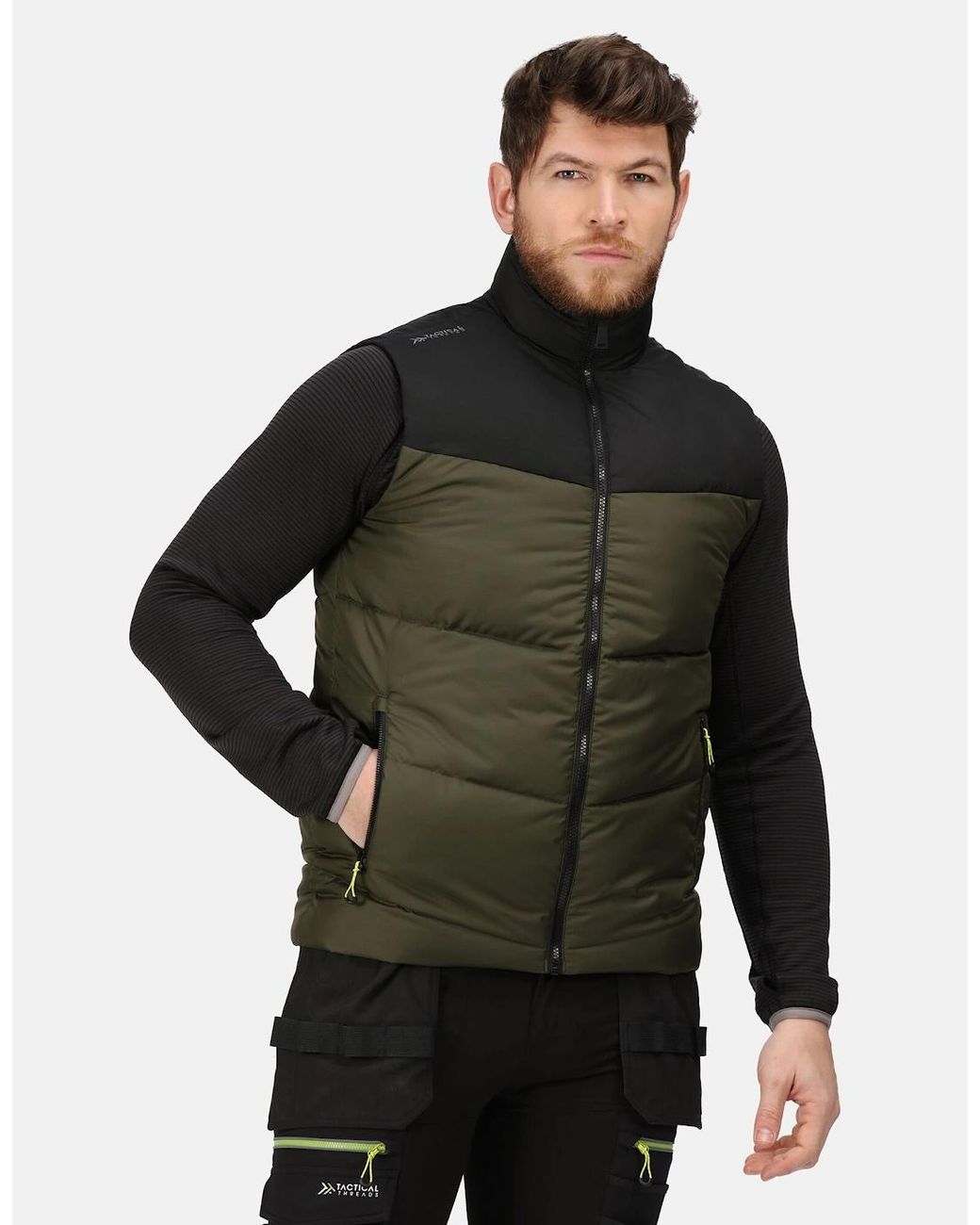 Regatta Green Professional Insulated Body Warmer for men