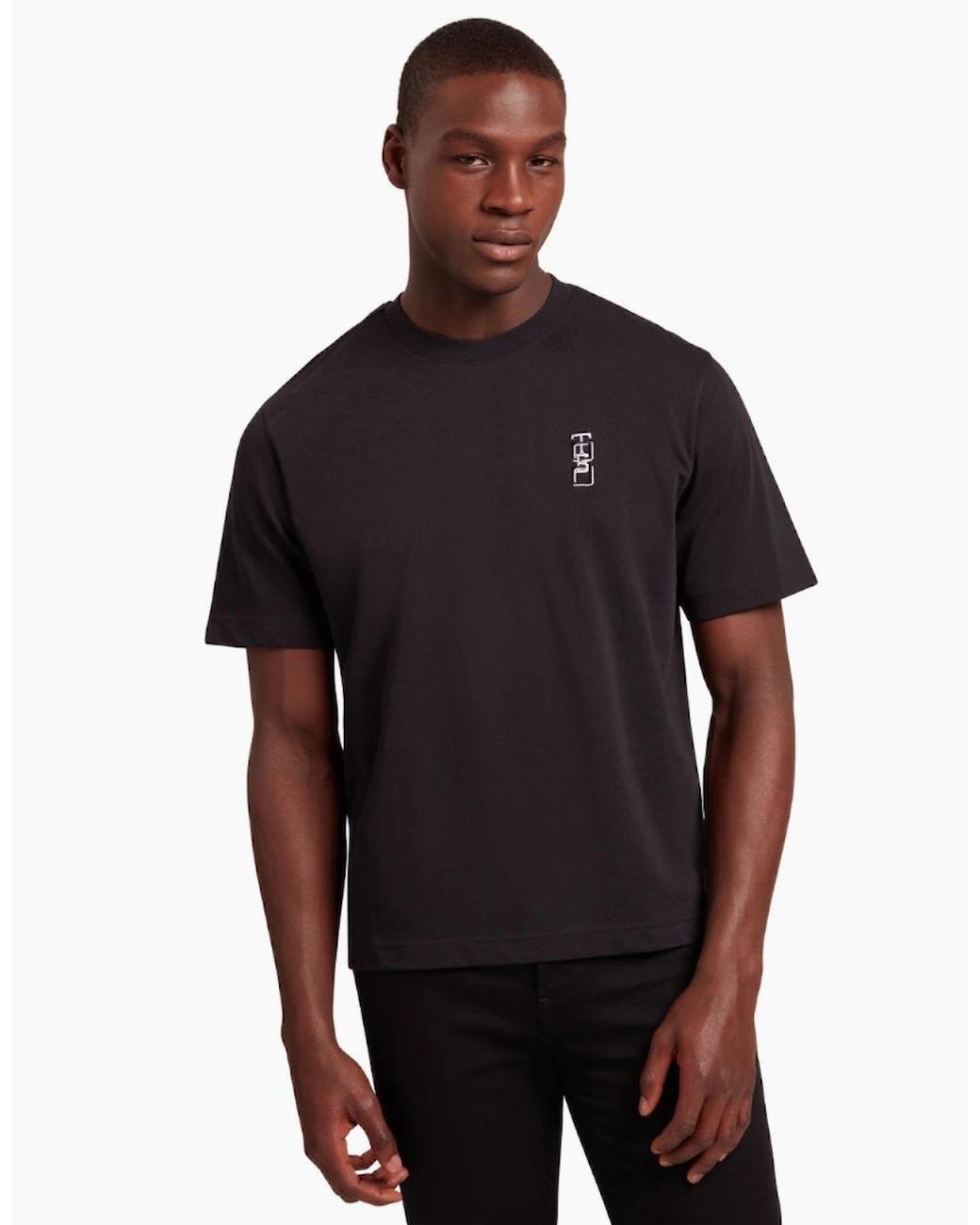 Ted Baker Black Kuyrt Branded T-Shirt for men