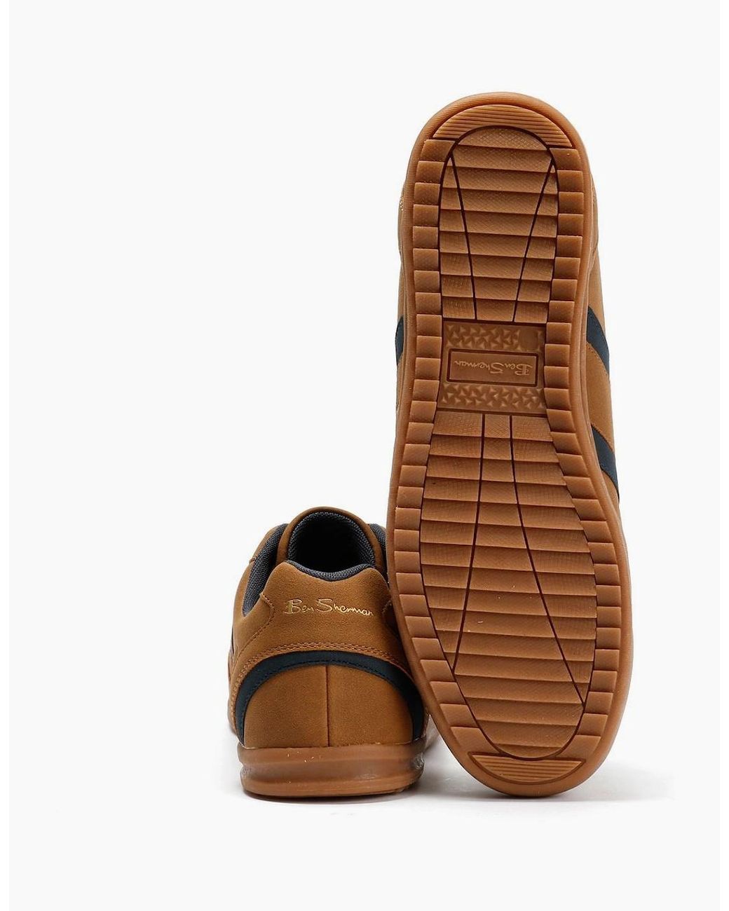Ben Sherman Brown Keeler Tan Trainers for men