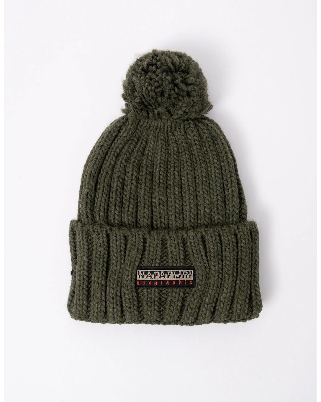 Napapijri Green Fea 2 Bobble Hat