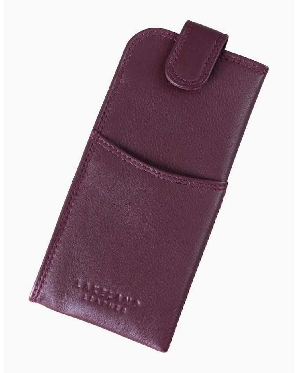 Lakeland Leather Purple Glasses Case