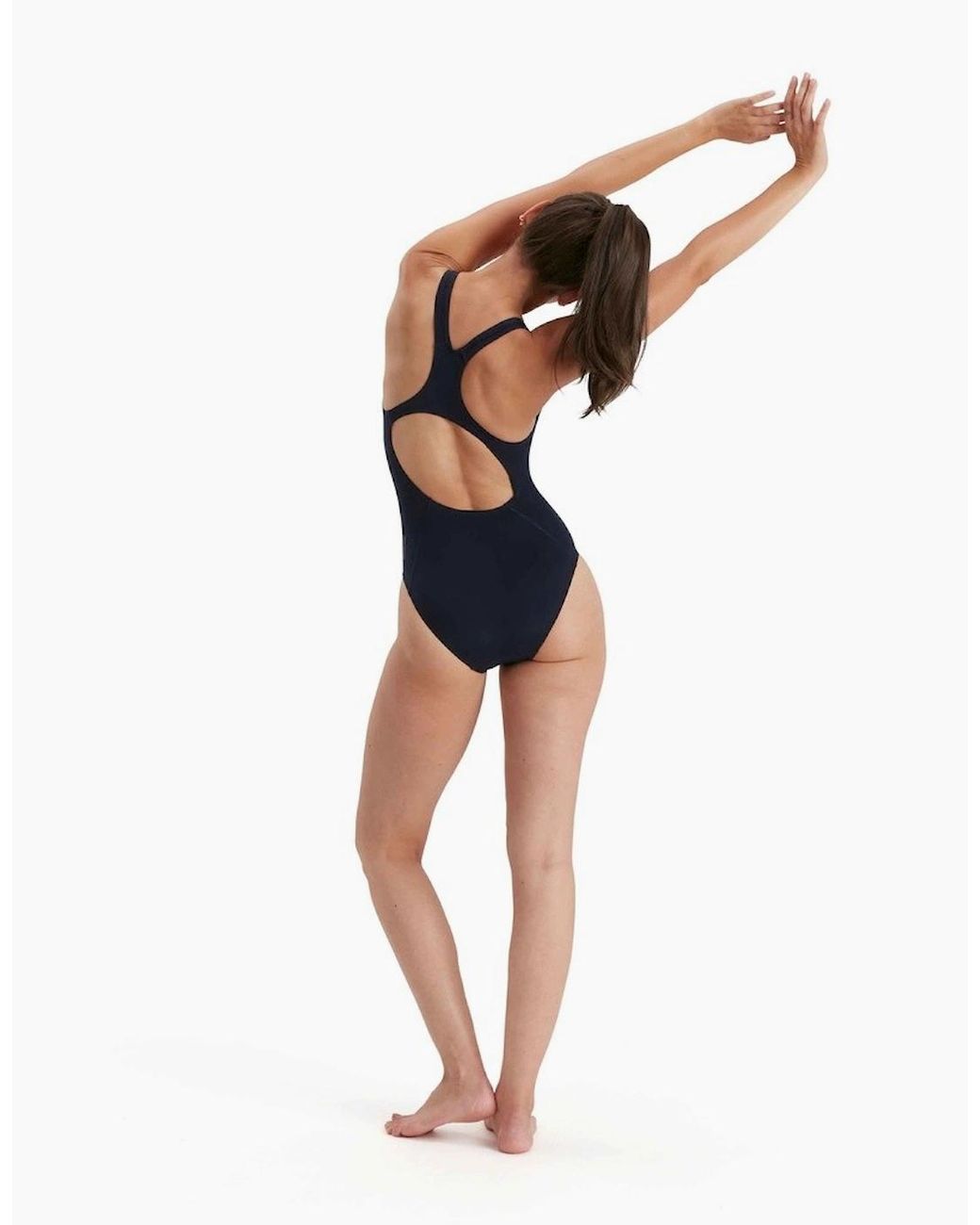 Speedo Blue Ladies Medalist Eco Endurance+ One Piece Swimsuit