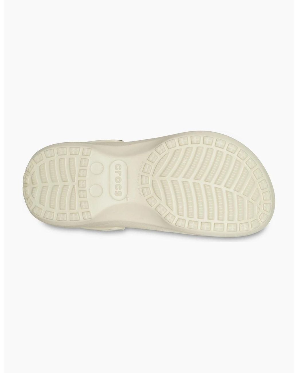 CROCSTM Natural Classic Platform Lined Clogs Bone
