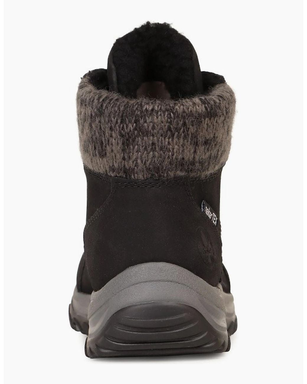 Rieker Black Snowdon Ankle Boots