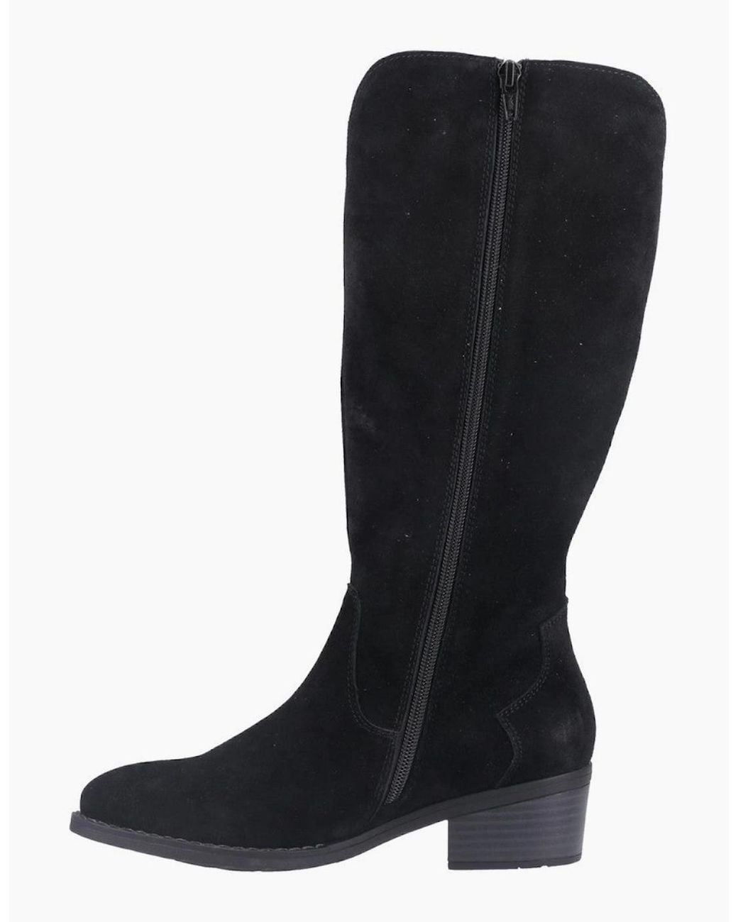 Hush Puppies Black Isabella Long Boot Cowboy & Western Boots