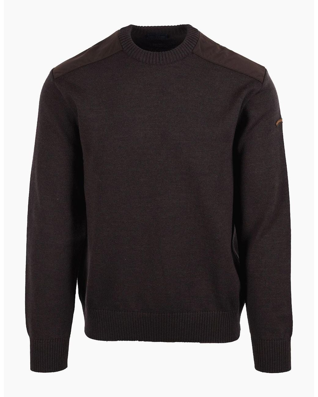 Paul & Shark Black Crew Neck Knitwear for men