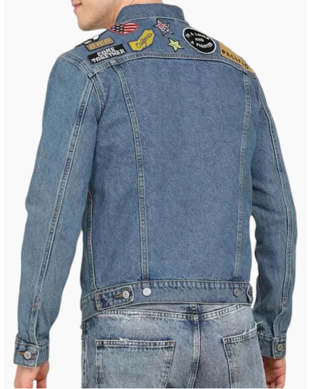 Levi's Blue Levi's S5749 Denim Jacket Cotton Casual Trucker