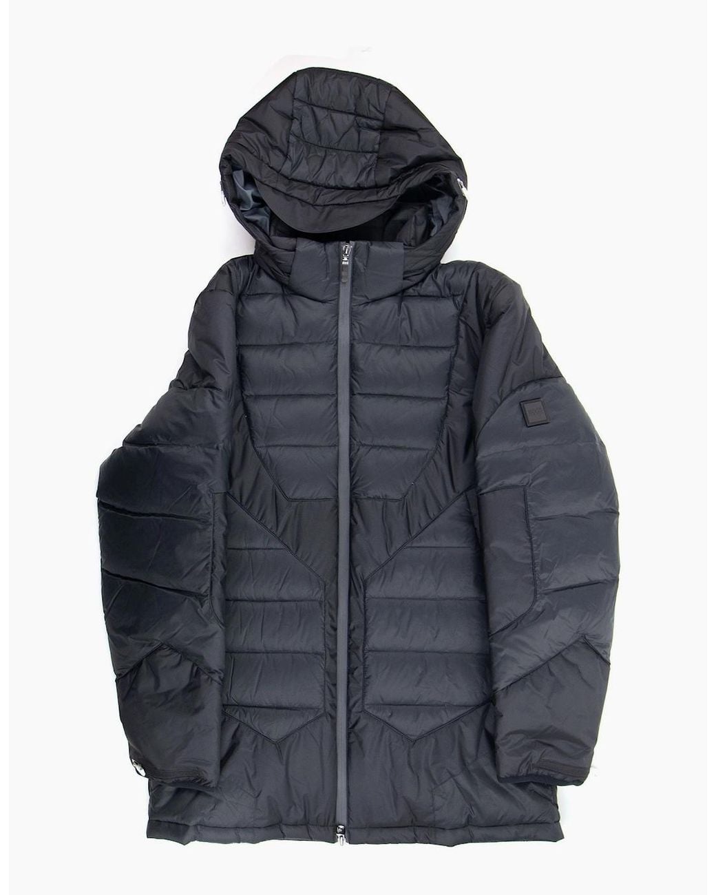 Boss Blue Patton Padded Parka Coat for men
