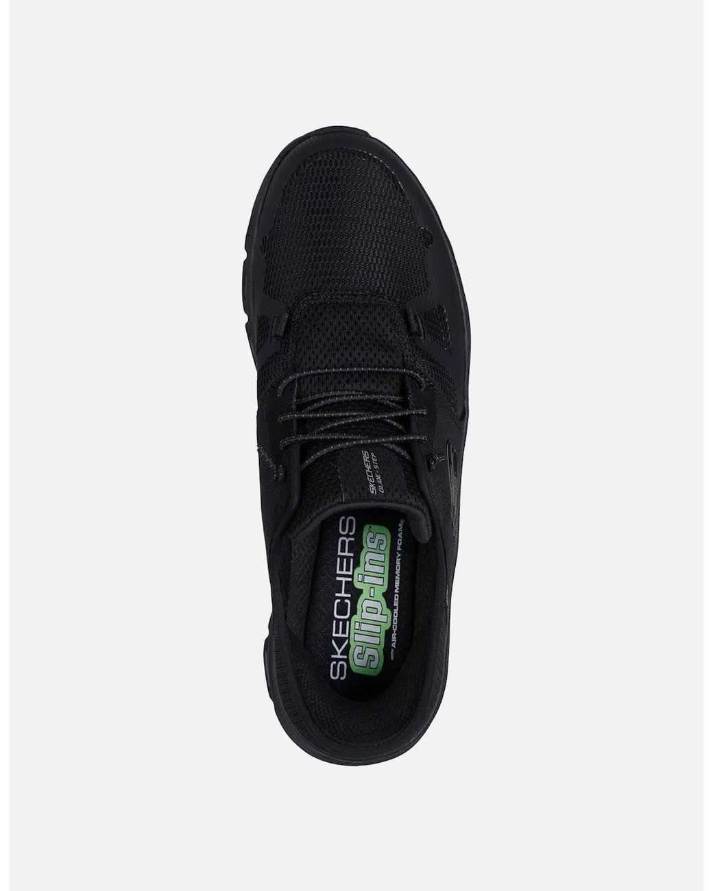 Skechers Blue Glide-Step Pro Textile Standard Trainers for men