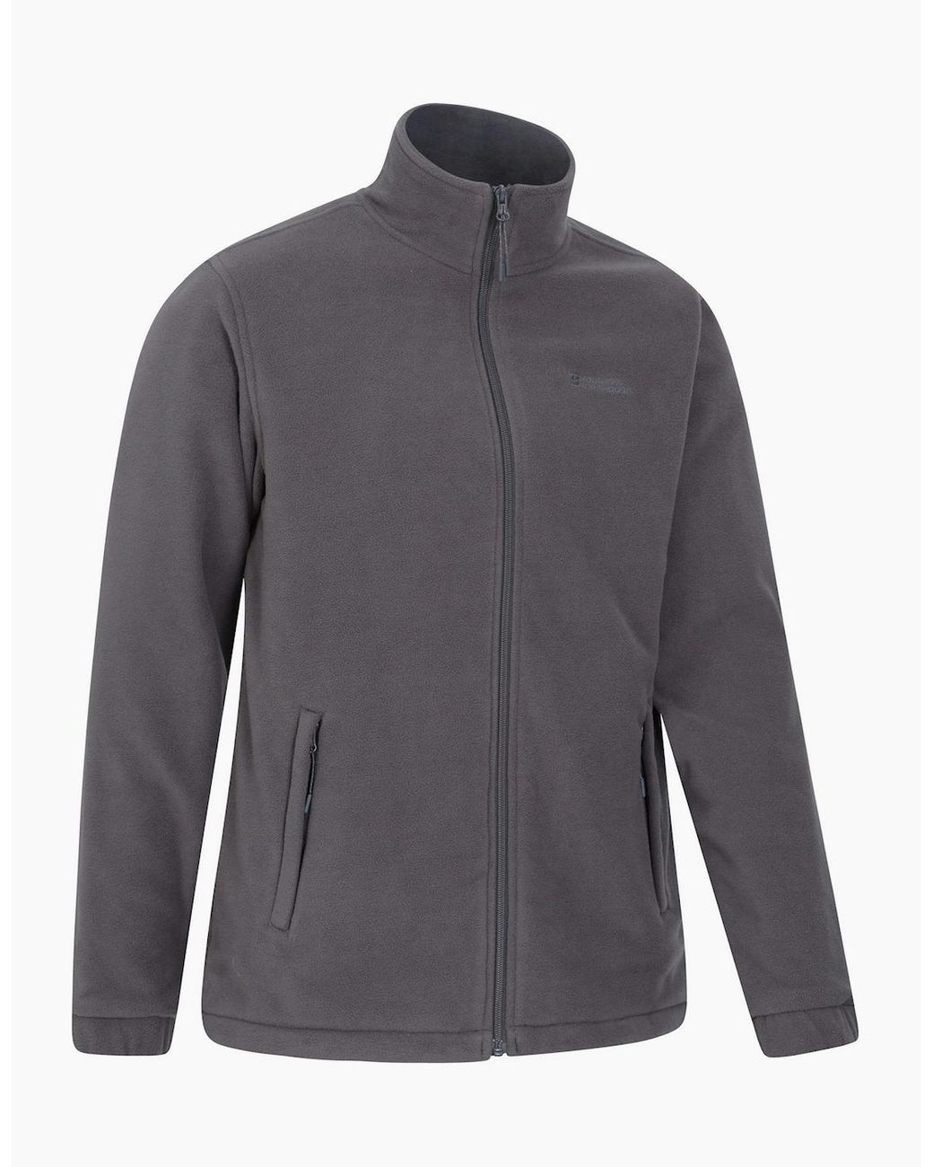 Mountain Warehouse Gray Bernard Ii Windproof Fleece Jacket for men