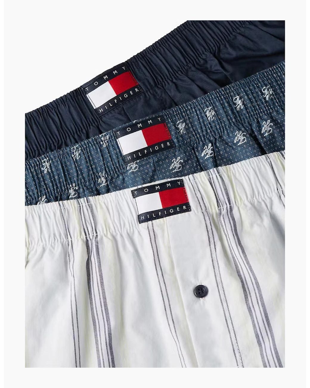Tommy Hilfiger Blue Woven Boxer Boxer Shorts Multicoloured for men