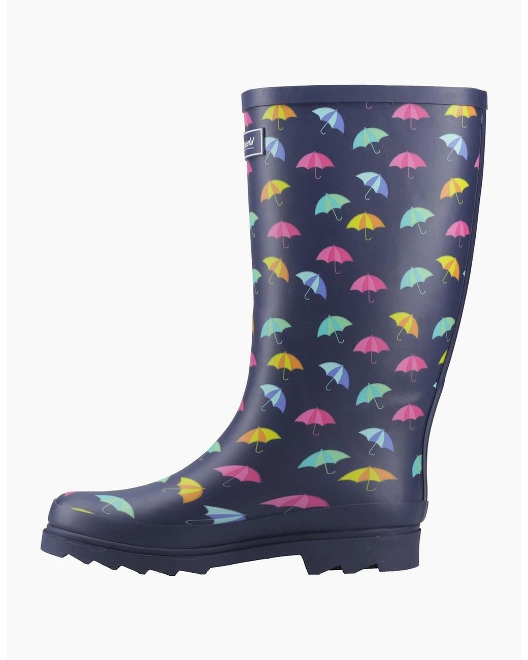 Cotswold Blue Cleeve Tall Rubber Wellington Boots