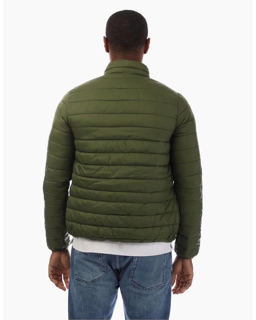 Aquascutum Green Puffer Jacket for men