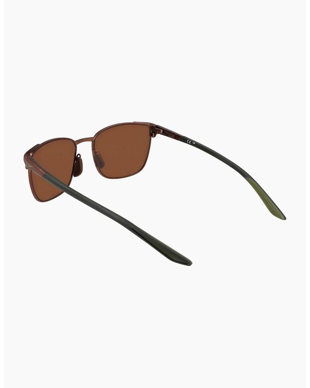 Nike Brown Fusion Square Sunglasses for men