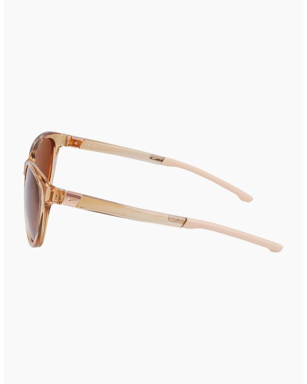 Nike Brown Hero Cat Eye Sunglasses for men