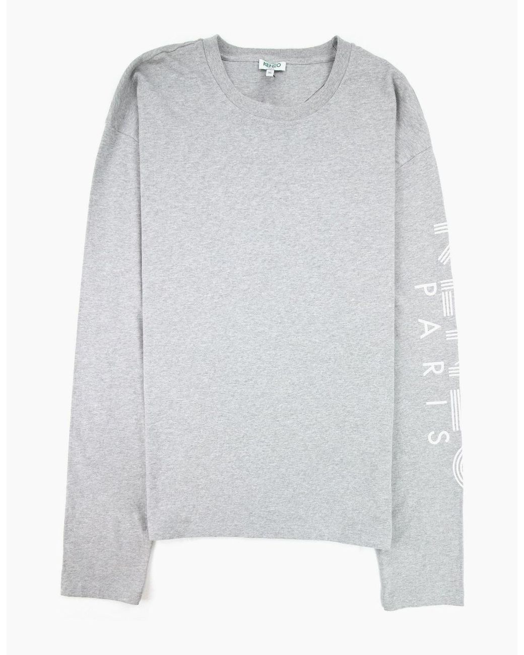 KENZO White Sport Long Sleeve T Shirt for men