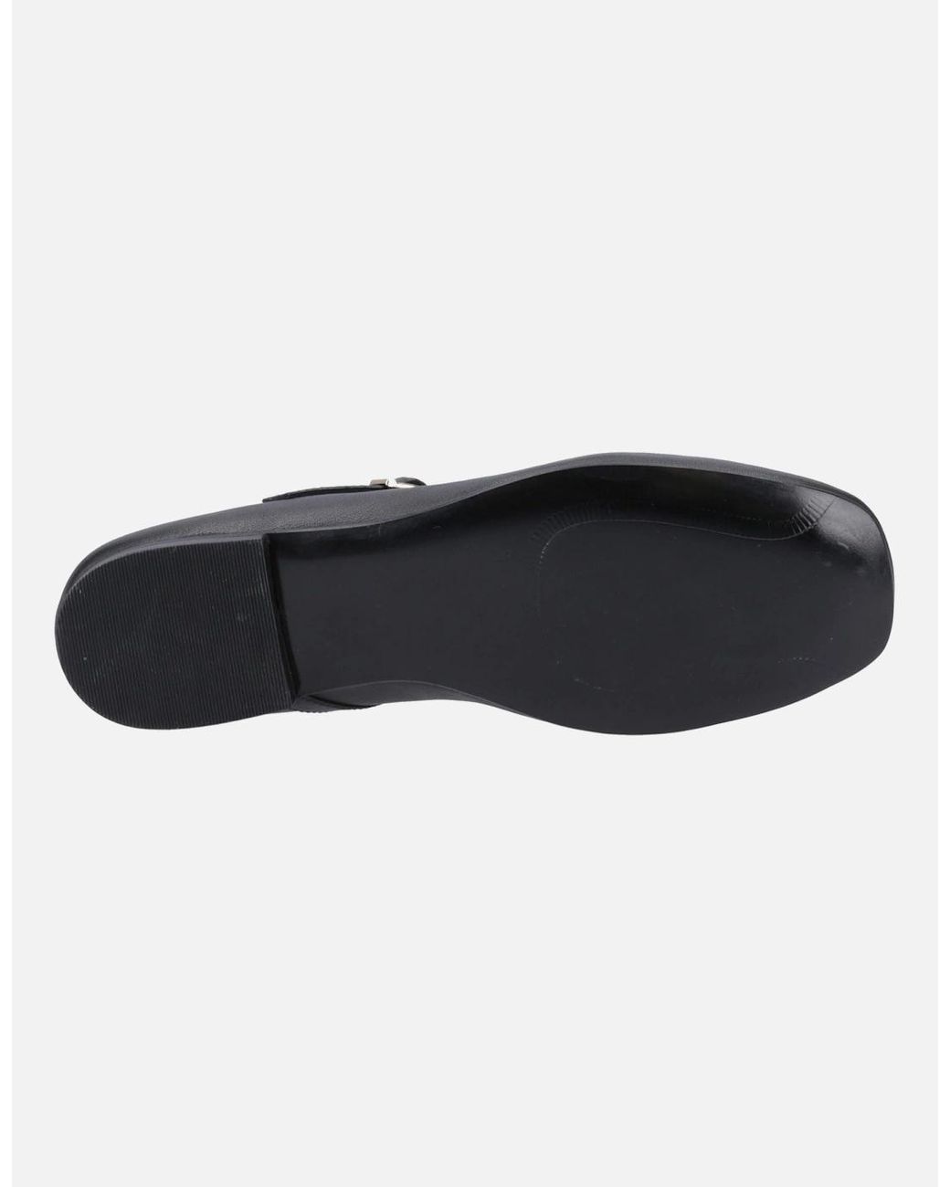 Hush Puppies Black Pasha Leather Leather Shoes