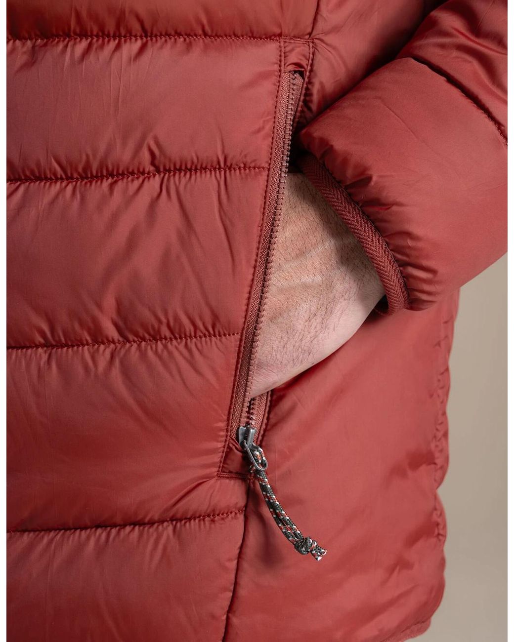Craghoppers Red Compresslite Ix Hooded Padded Jacket for men