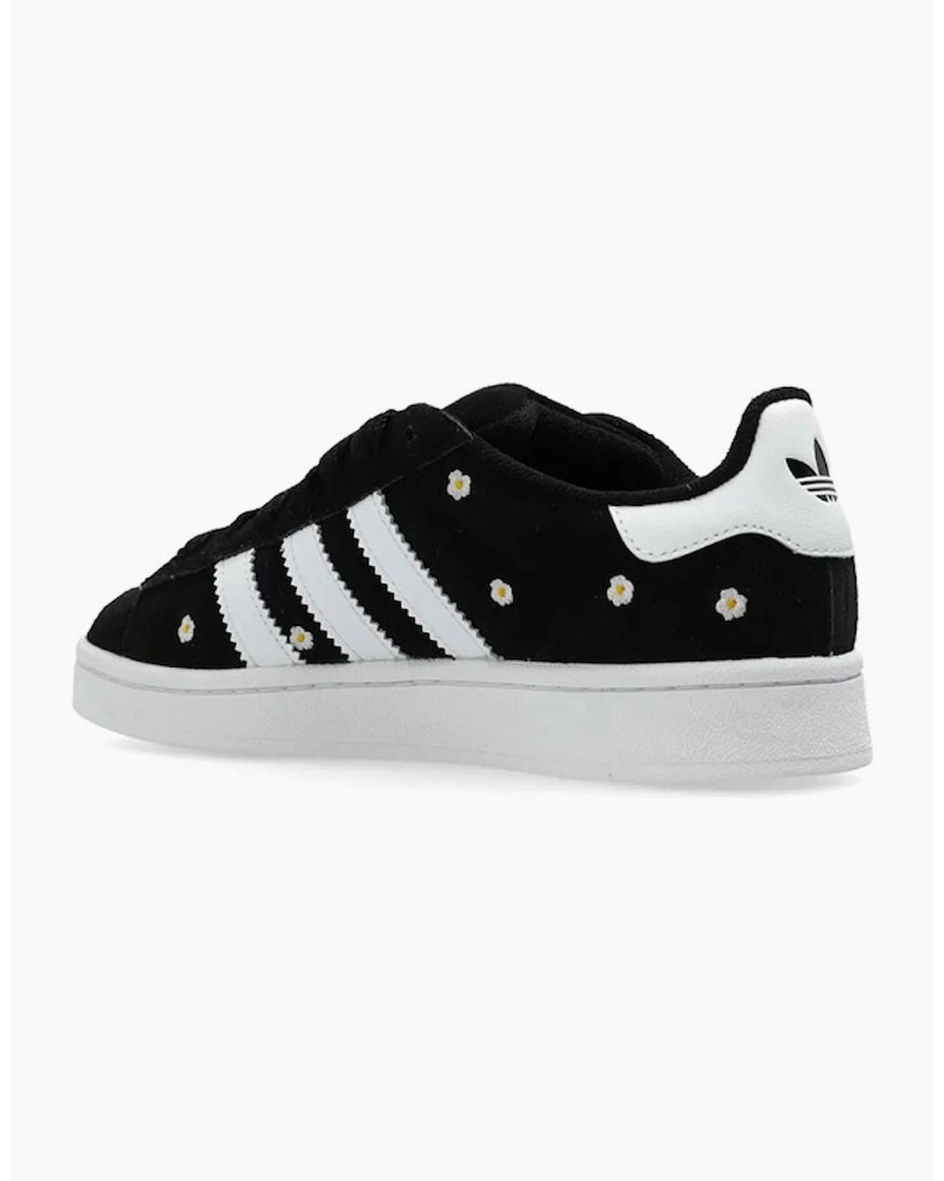 Adidas Black Campus 00S Floral-Embroidery Sneakers