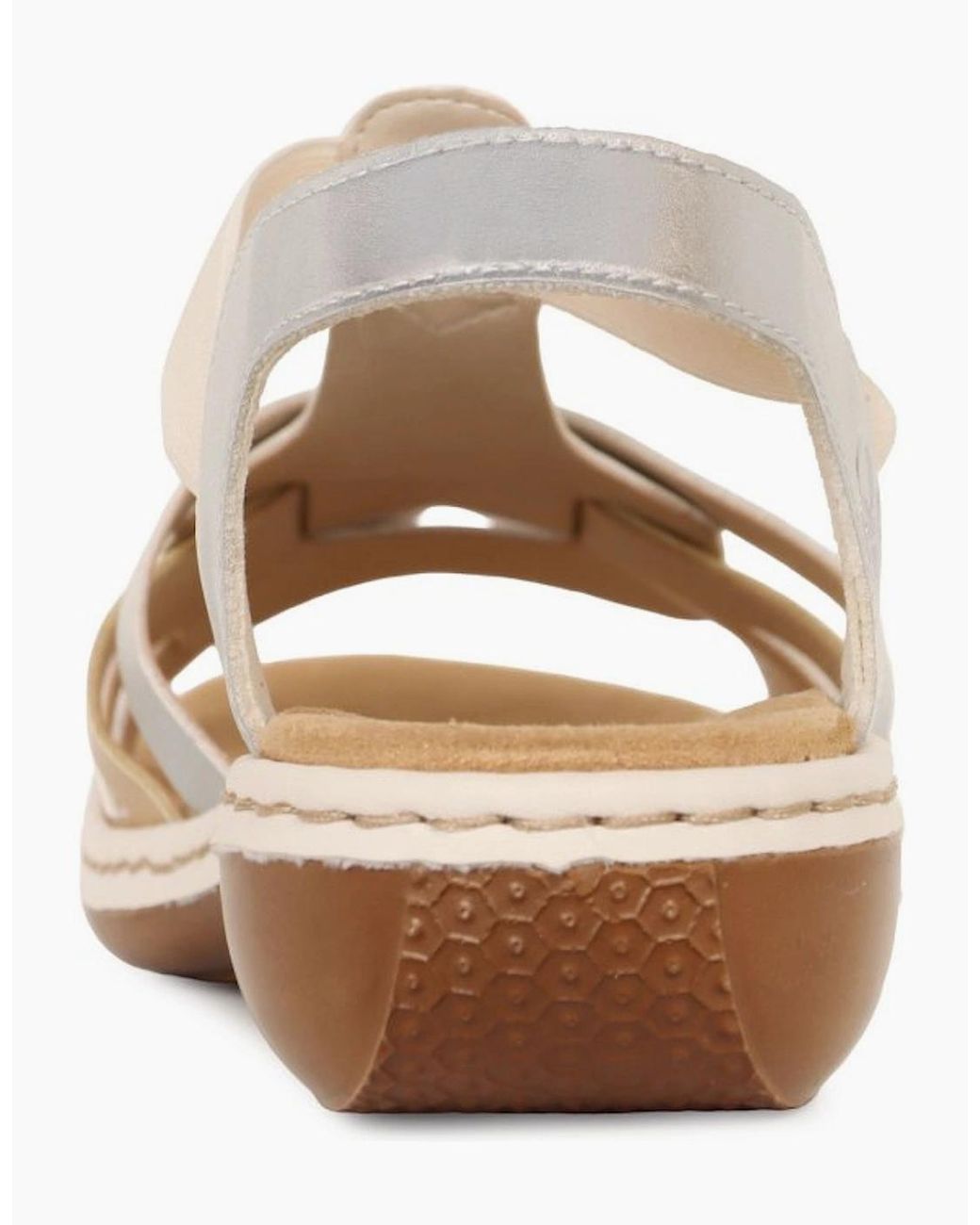 Rieker Metallic Globe Sandals