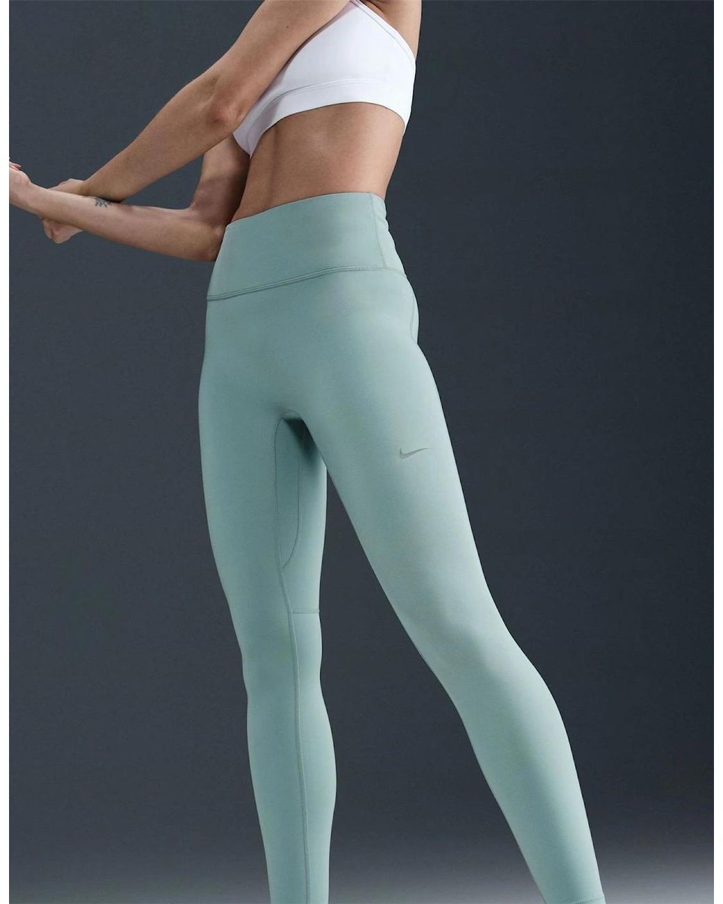 Nike Blue High Waisted 7 8 Running Leggings