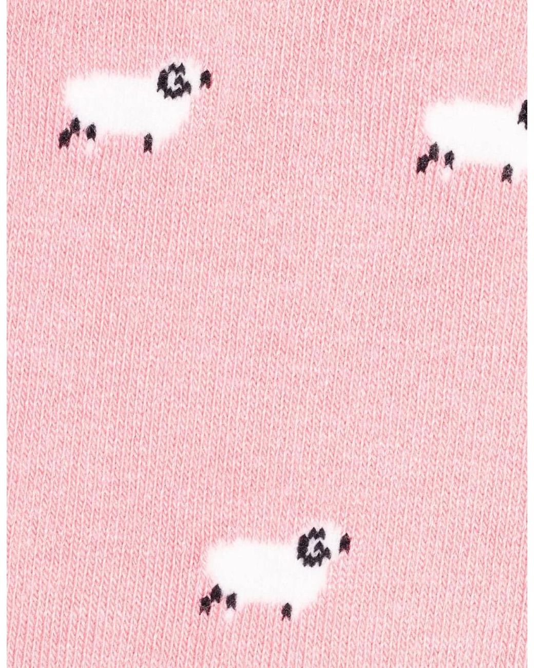 Swole Panda Pink Sheep Bamboo Socks for men
