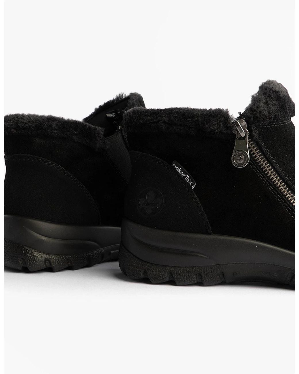 Rieker Black L7188 Ankle Boots