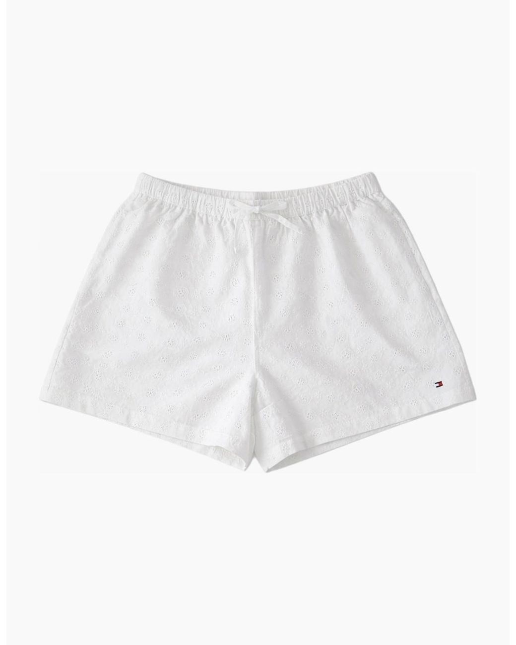 Tommy Hilfiger White Jersey Ss Tee Pyjama Set