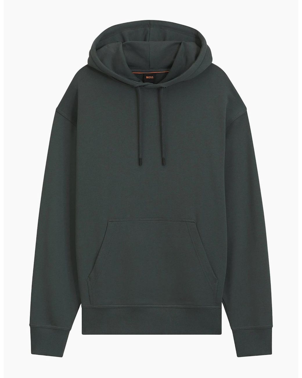 Boss Blue Wesmallhood Seechup Overhead Hooded Tracksuit for men