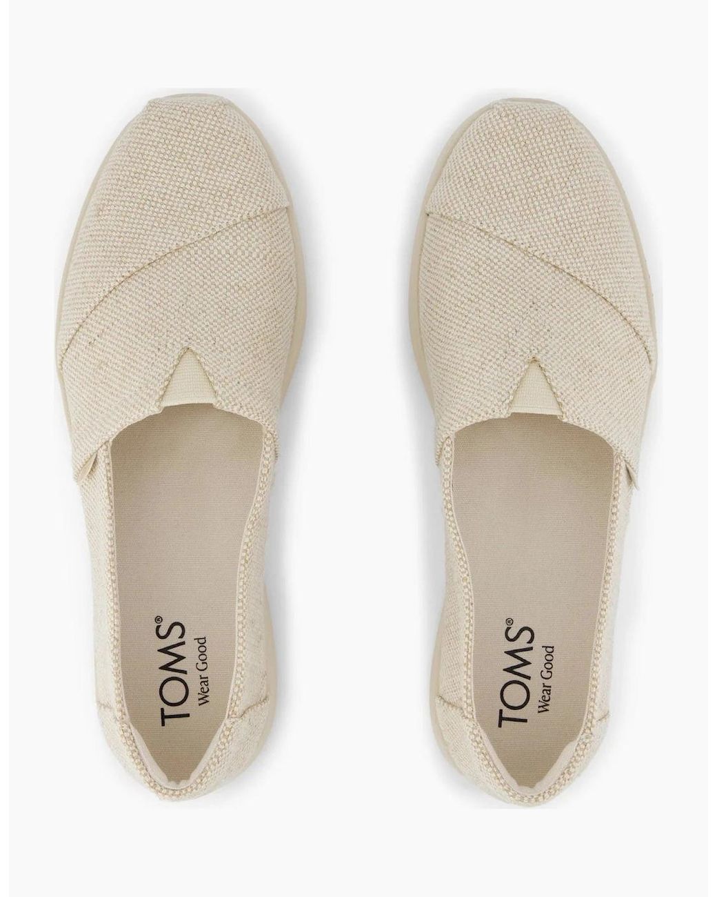 TOMS White Alpargata Plus Espadrille Shoes