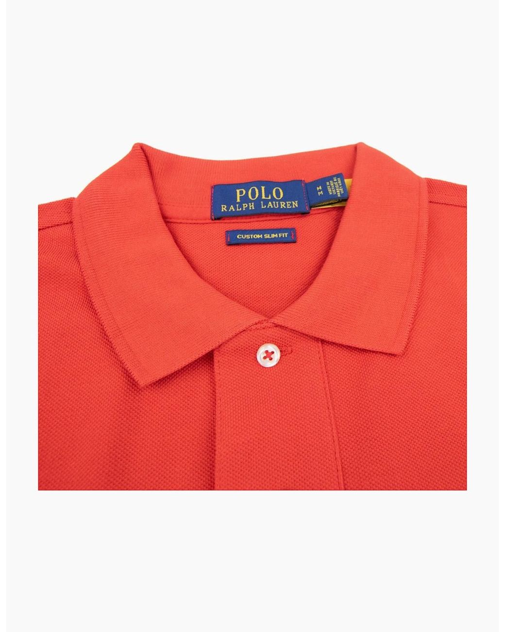 Polo Ralph Lauren Red Custom Slim Fit Polo 2000 for men