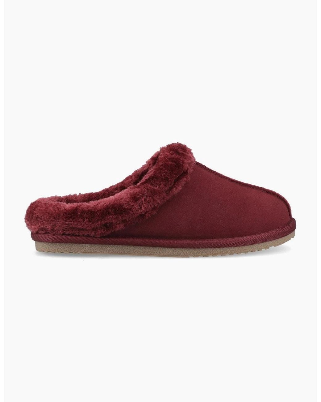 Hush Puppies Red Amara Mules Wine