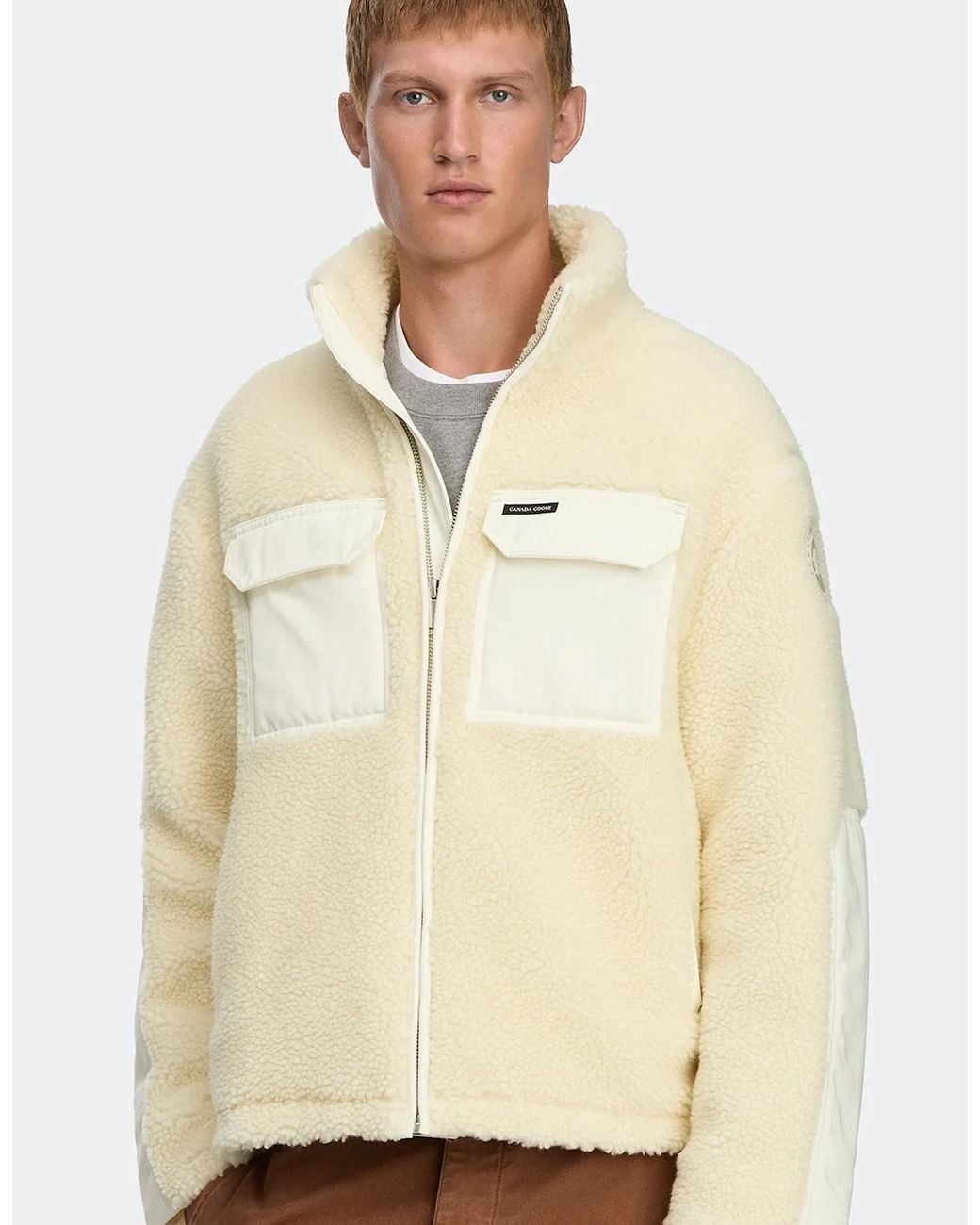 Canada Goose Natural Harrier Fleece Jacket for men