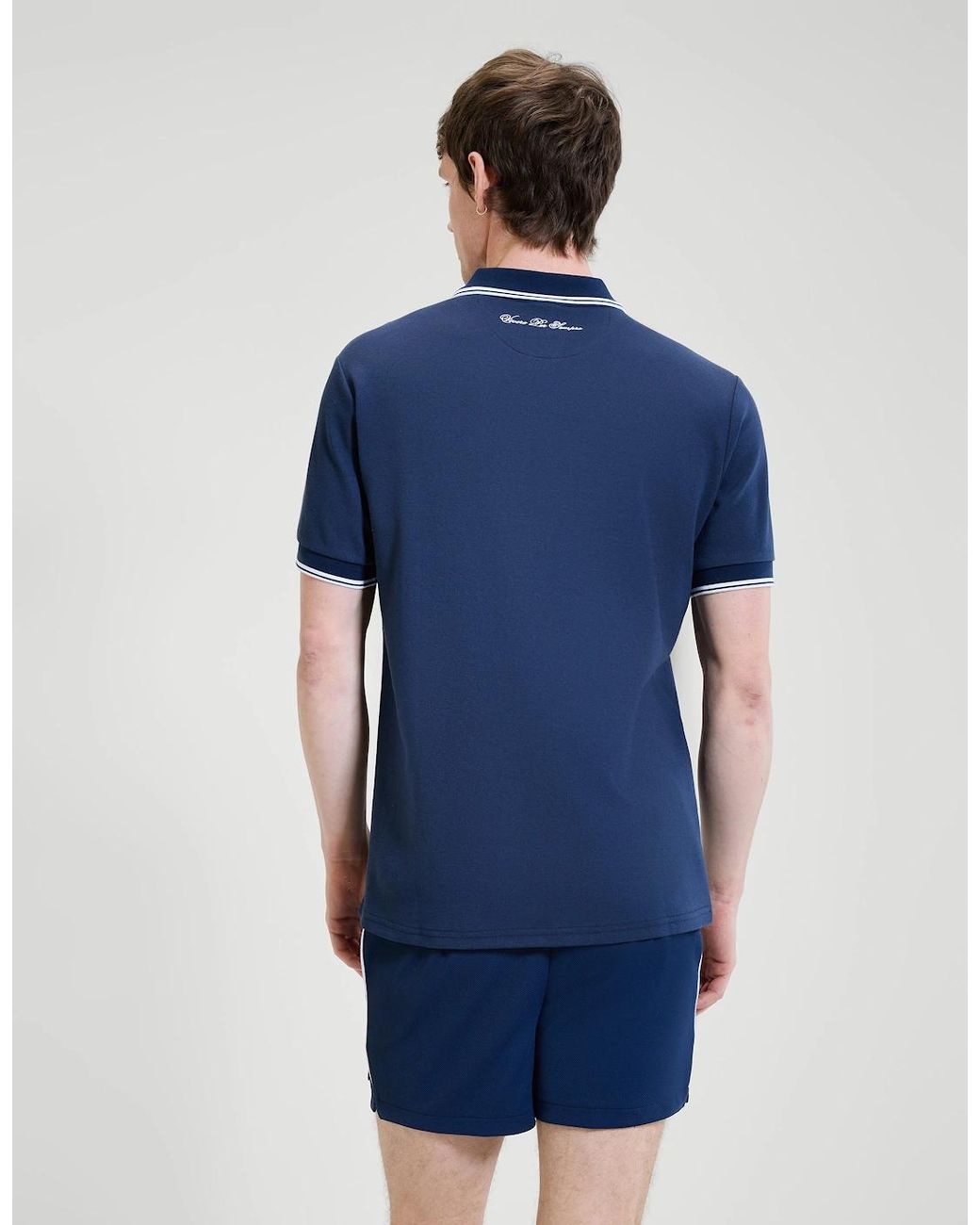 Ellesse Blue Macchino S/S Polo for men