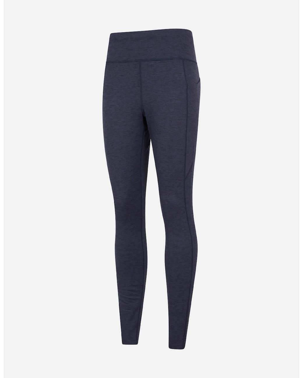 Mountain Warehouse Blue Ladies Contin Trekking Thermal Leggings