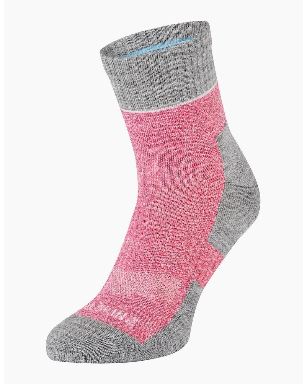 SealSkinz Pink Morston Solo Quickdry Ankle Length Socks