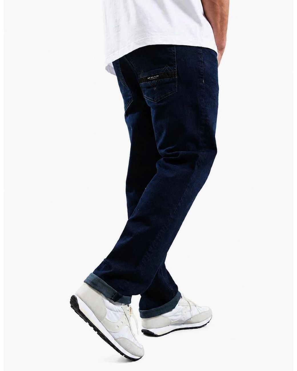 Marshall Artist Blue Marshall Fit Denim Jeans Dark Wash for men