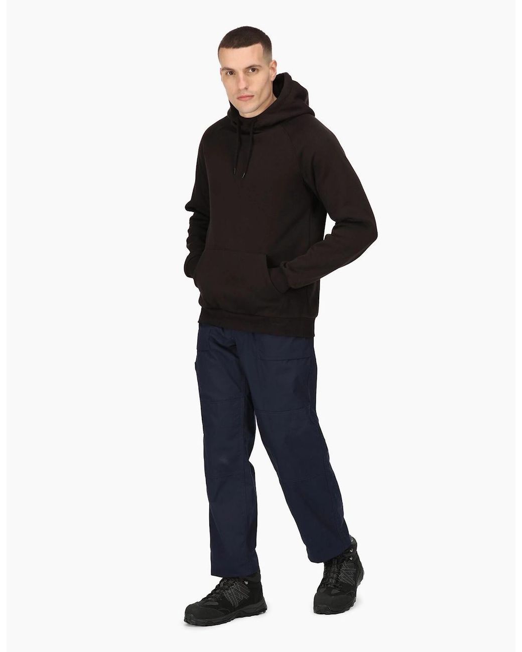 Regatta Black Professional Overhead Hoodie for men