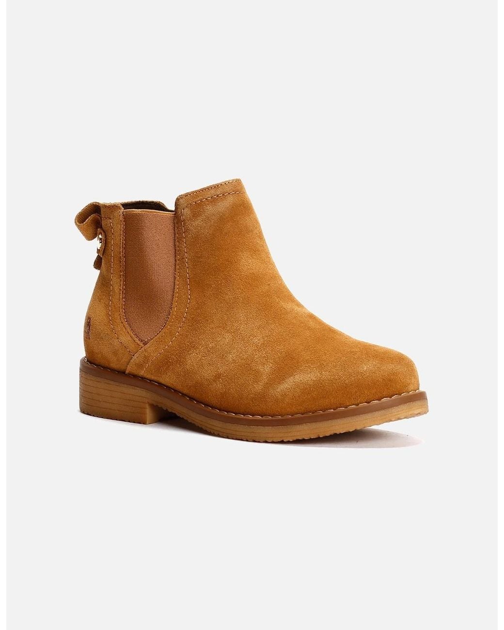 Hush Puppies Brown Maddy Wide Boot