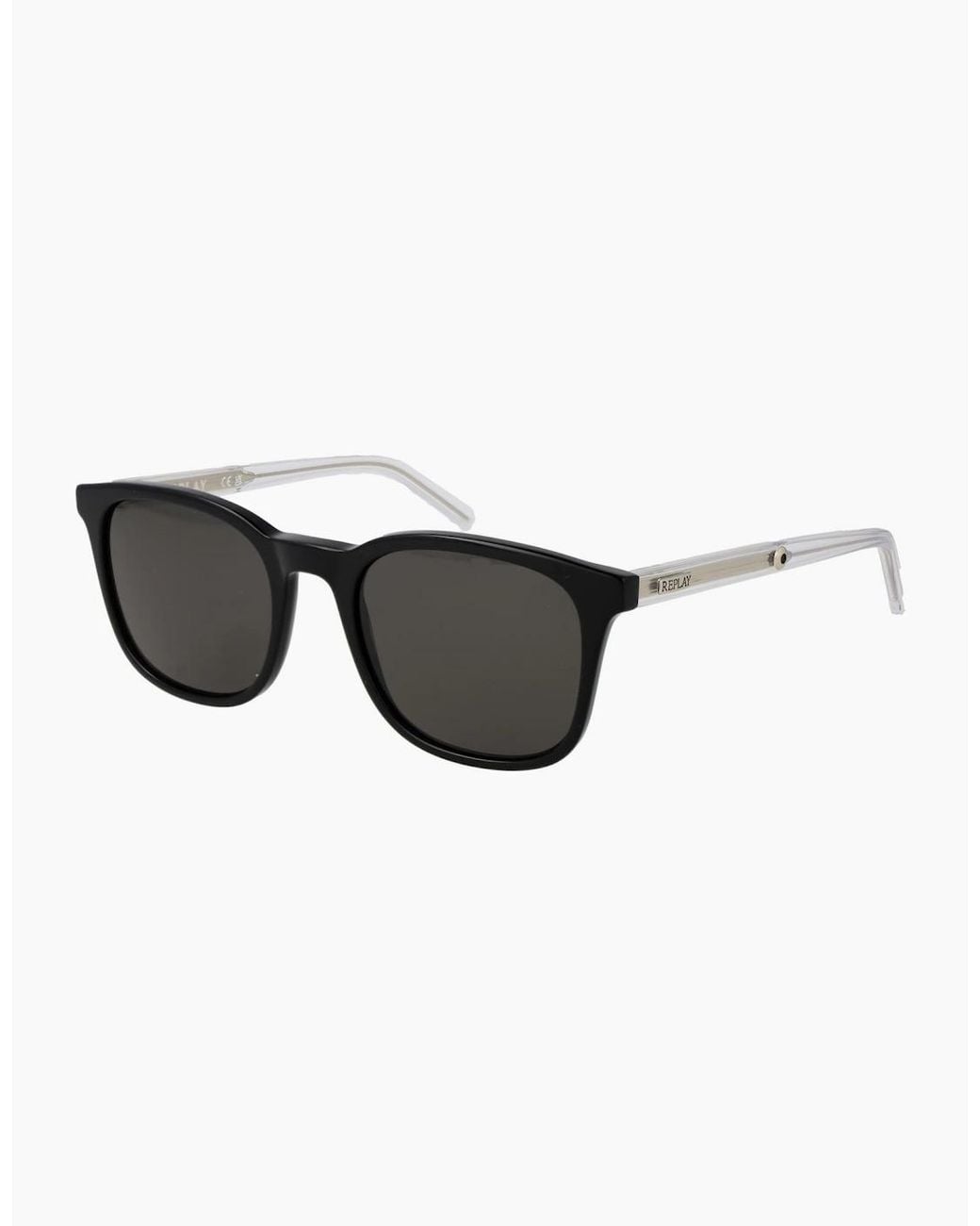 Replay Black Sunglasses Ry493V 01S 52 for men