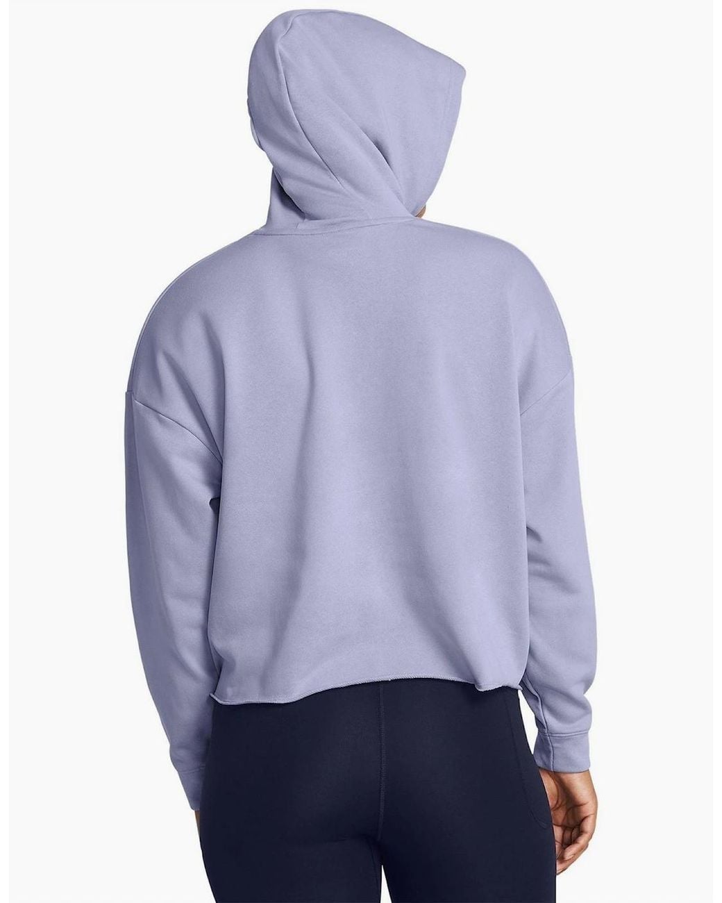 Under Armour Purple Rival Terry Crew Sweatshirt