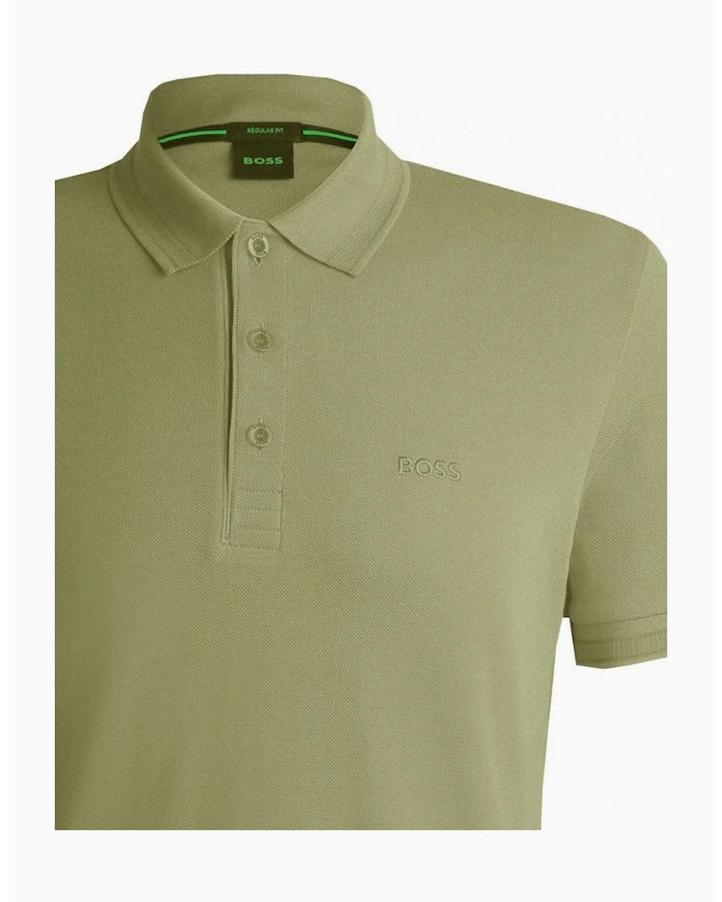Boss Green Khaki Paddy Polo Shirt for men