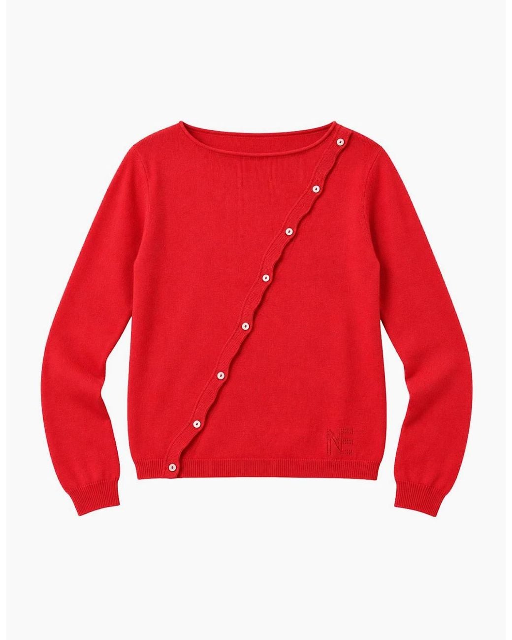 No Emotions UK Red Alma Cardigan
