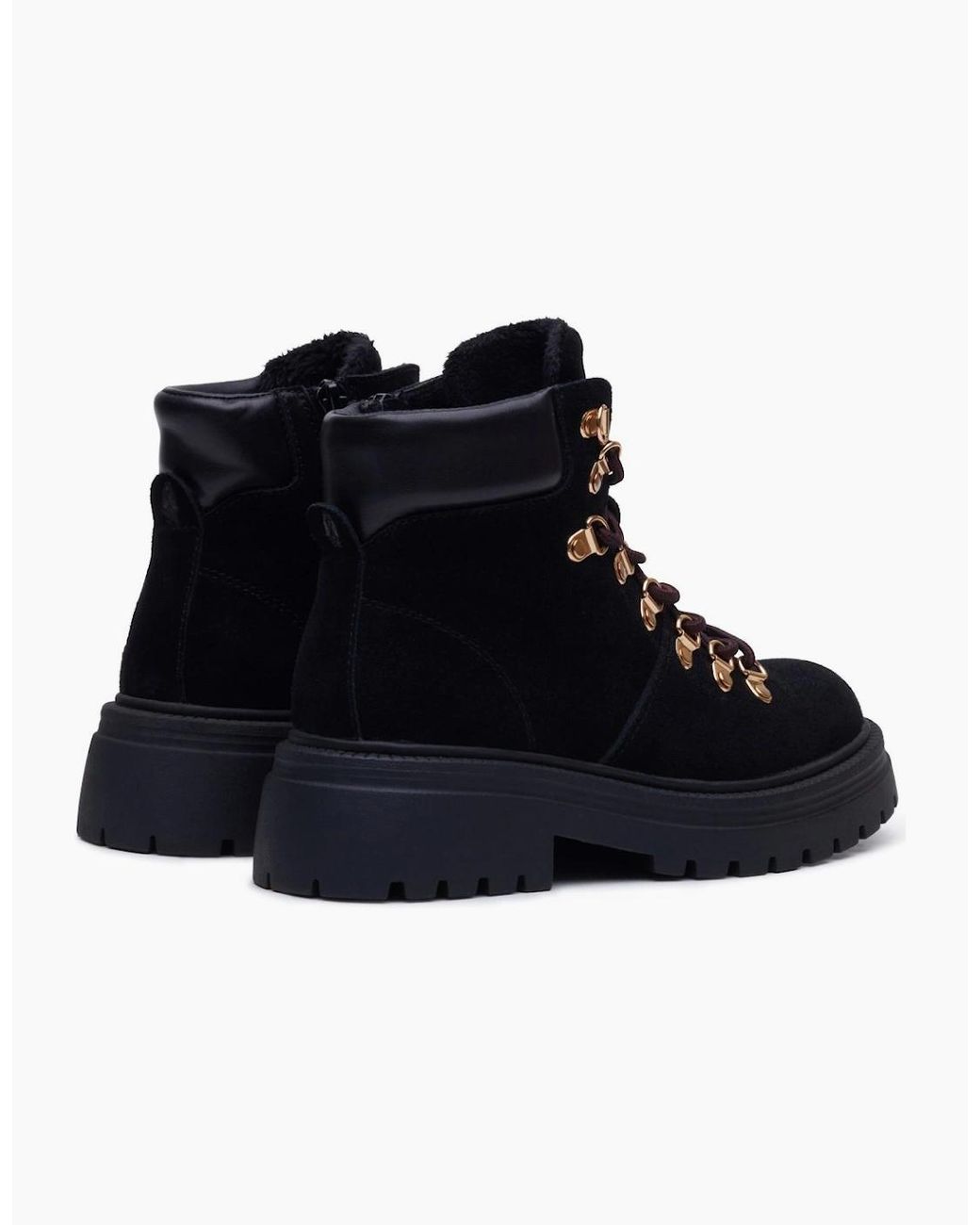 Hush Puppies Blue Robyn Hiker Ankle Boots