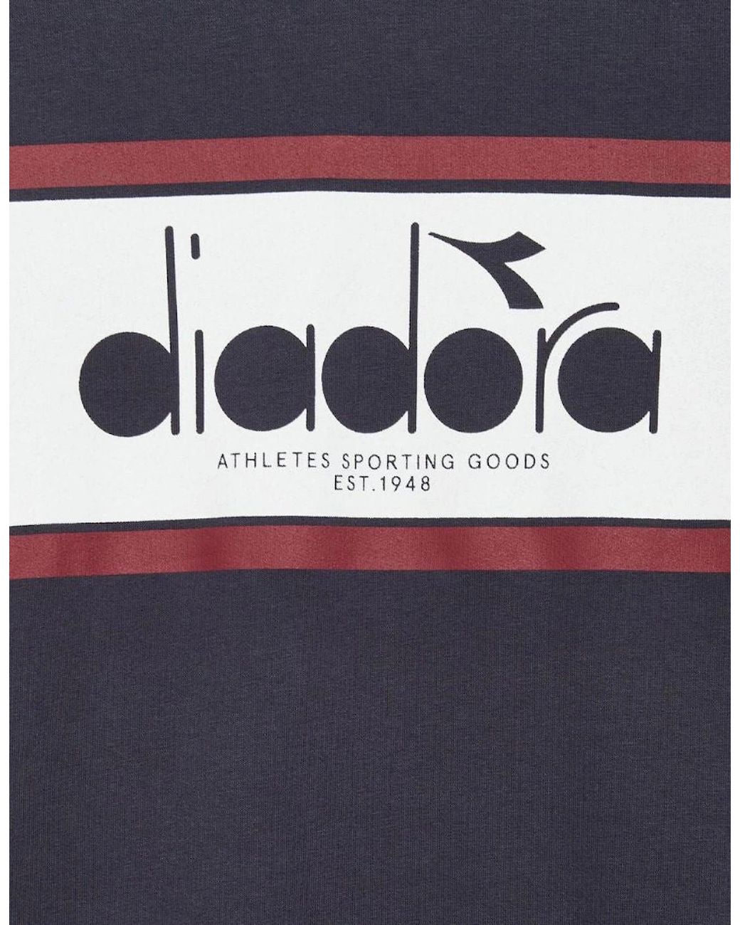 Diadora Blue Crew Logo Empire Sweatshirt for men